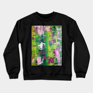 Green Oink Abstract Crewneck Sweatshirt